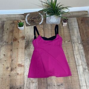 Lululemon- Hot Pink Adjustable Tank Top
